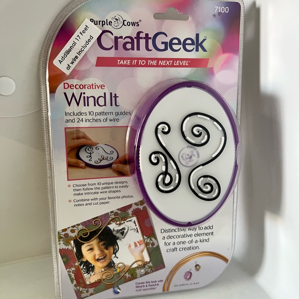 Purple Cows Craft Geek Decorative Wind It Kit 7100